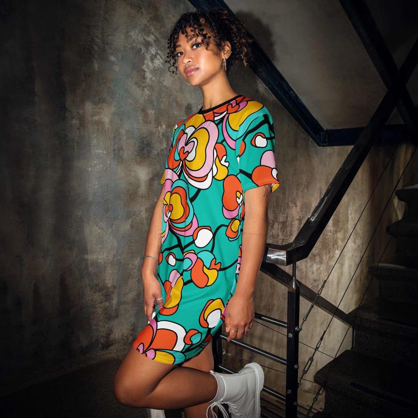 JUBILEE mint - T-Shirt Dress