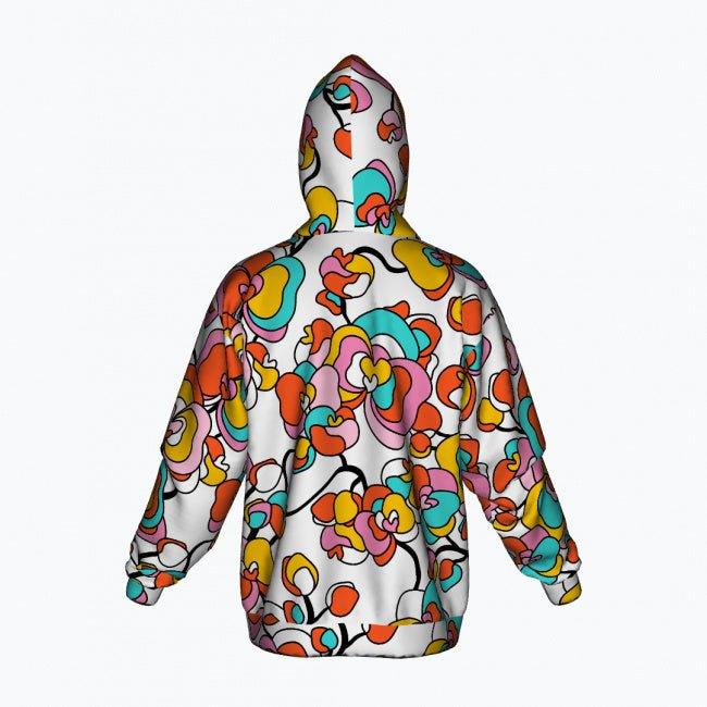 JUBILEE white - Cotton Zipper Hoodie
