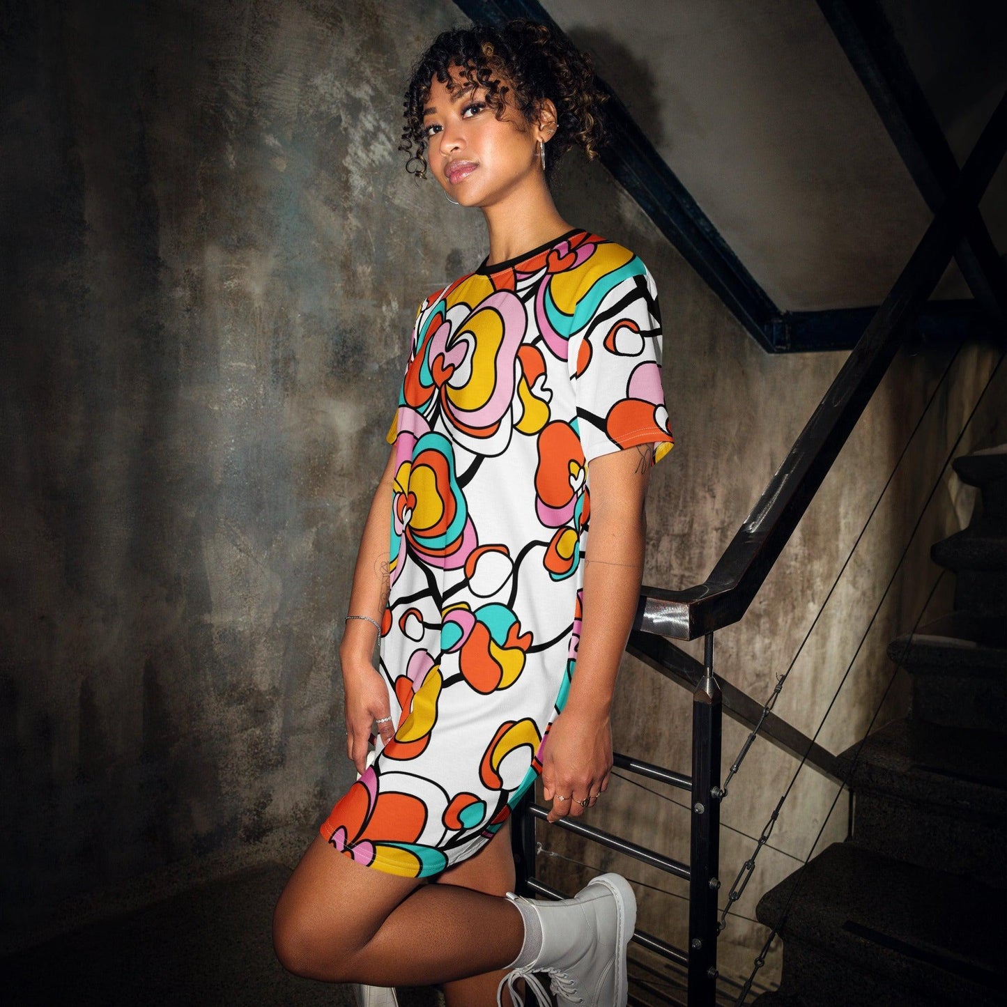 JUBILEE white - T-Shirt Dress