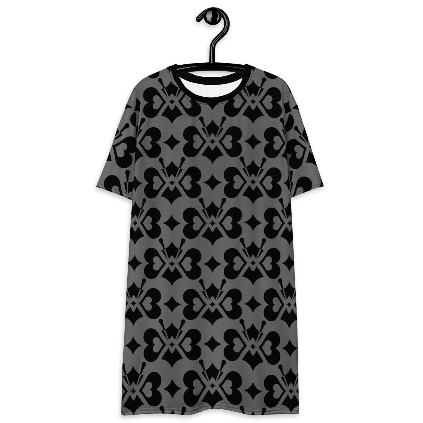 LOVE BUTTERFLY black - T-Shirt Dress