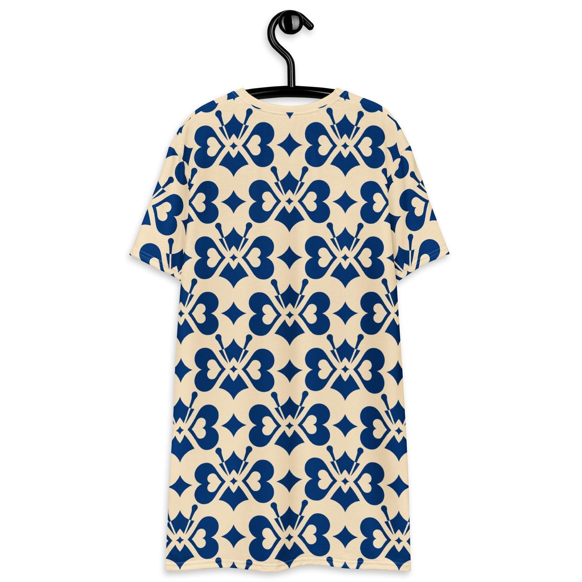 LOVE BUTTERFLY bluelight - T-Shirt Dress