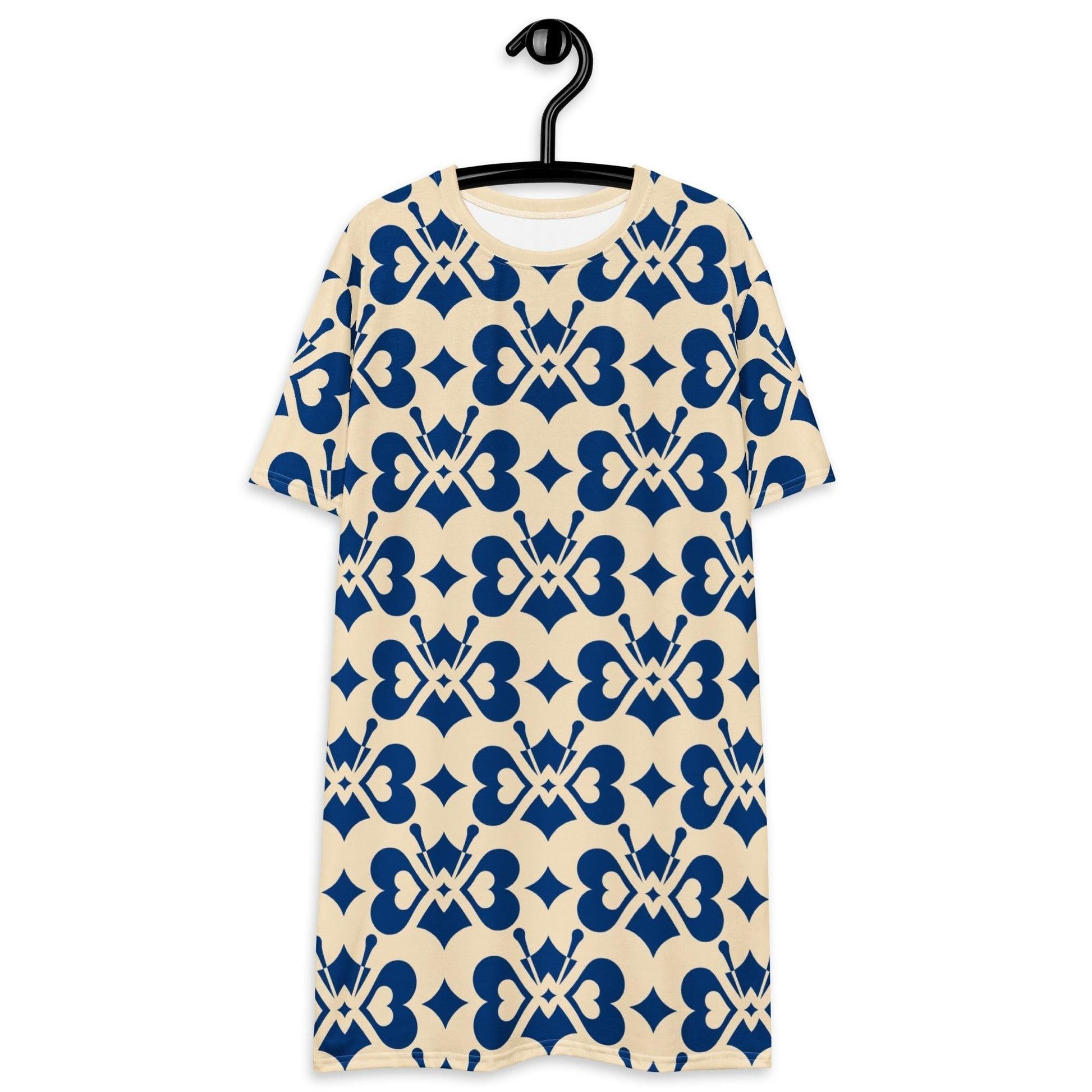 LOVE BUTTERFLY bluelight - T-Shirt Dress