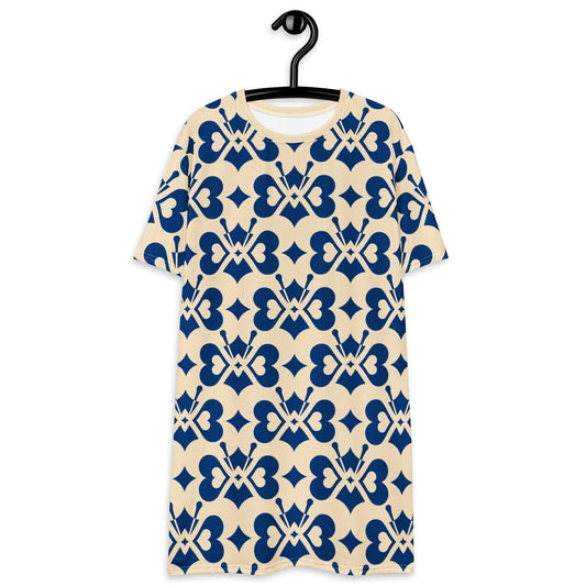 LOVE BUTTERFLY bluelight - T-Shirt Dress