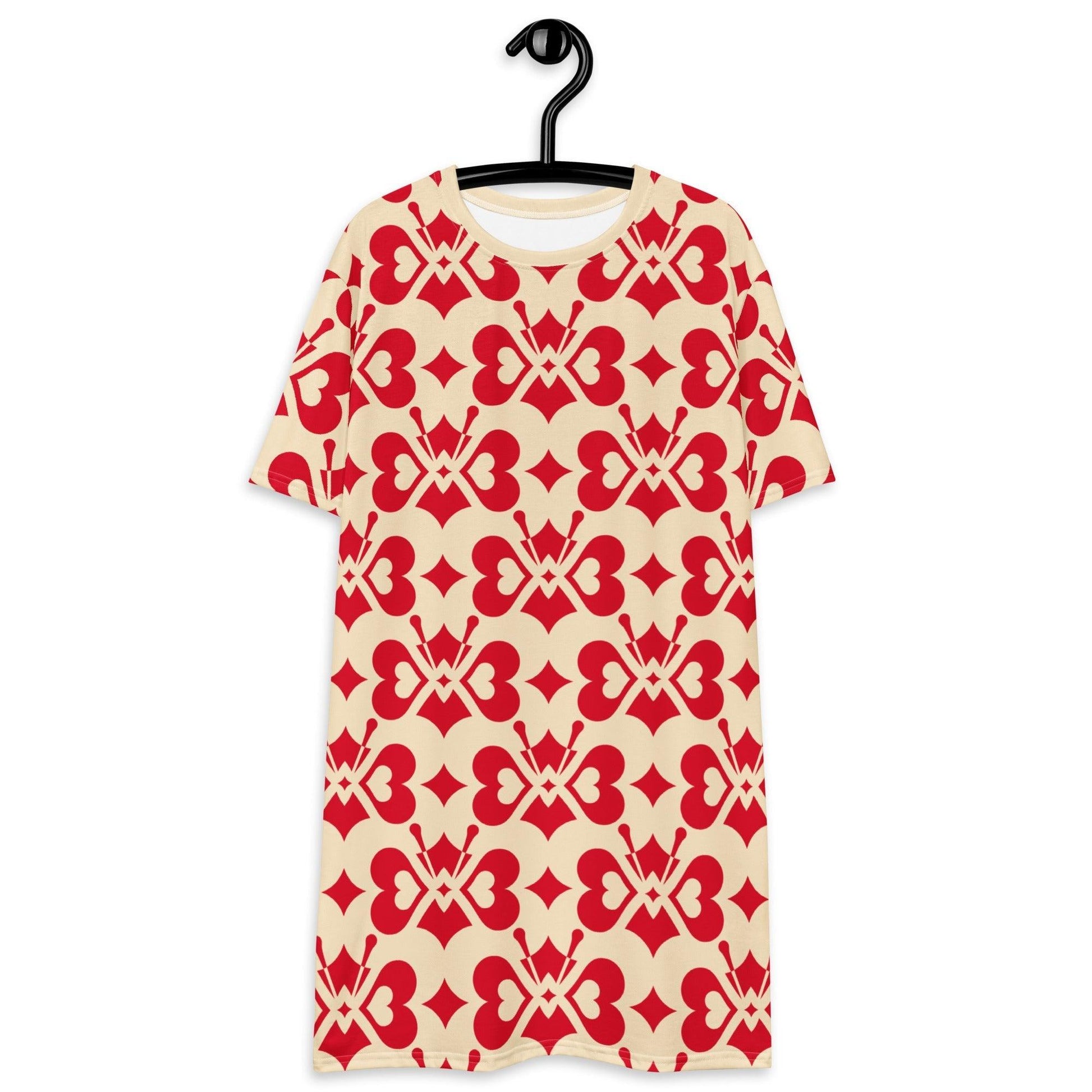LOVE BUTTERFLY redlight - T-Shirt Dress