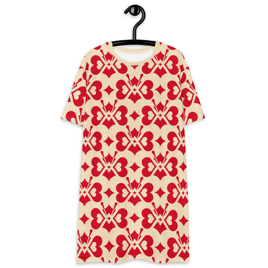 LOVE BUTTERFLY redlight - T-Shirt Dress