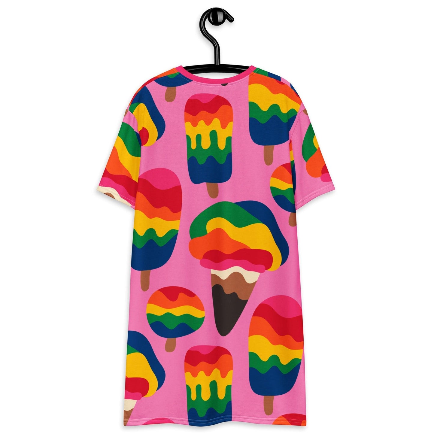 MANIC ICE pink - T-Shirt Dress