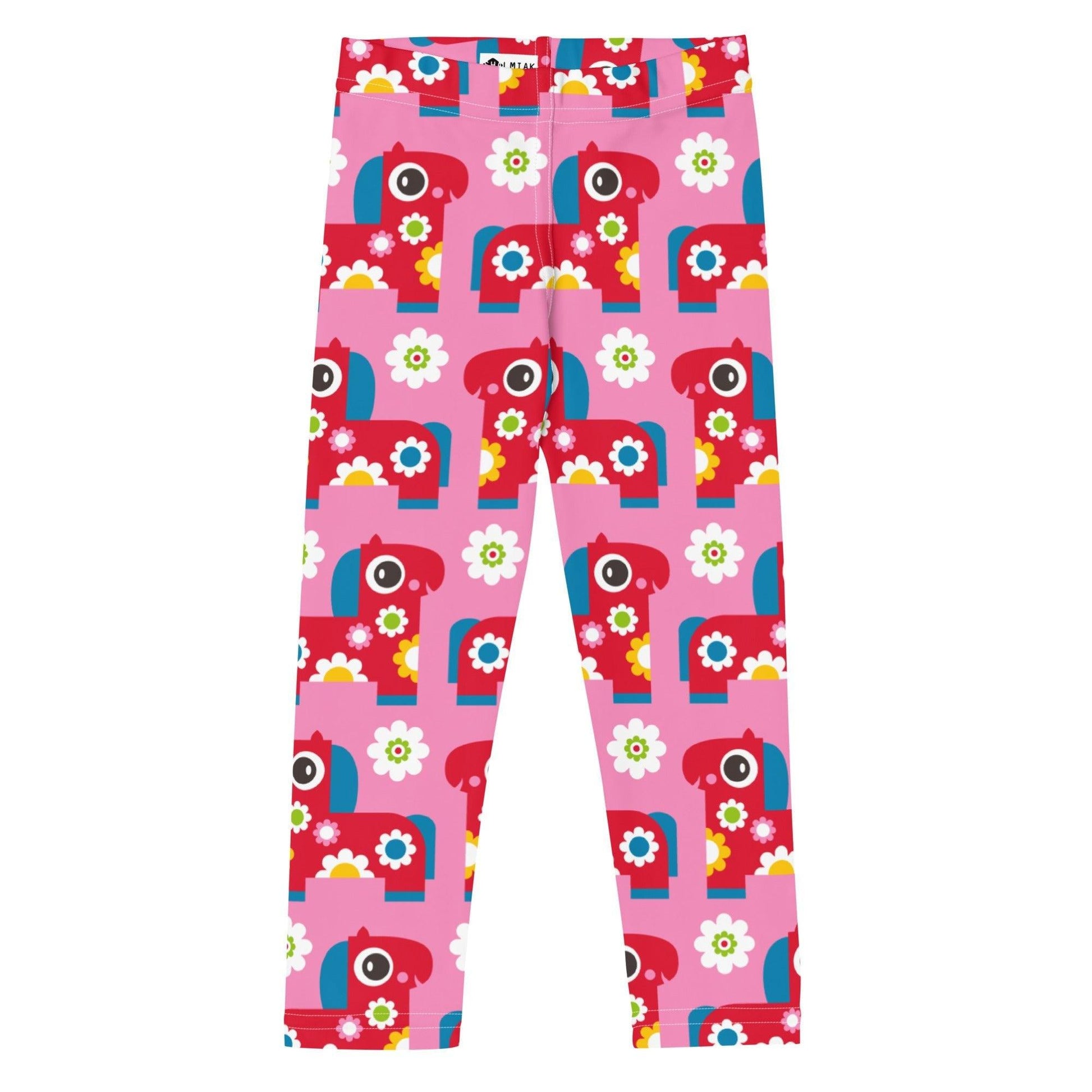PONY BLOOM pink -2- Kids' Leggings