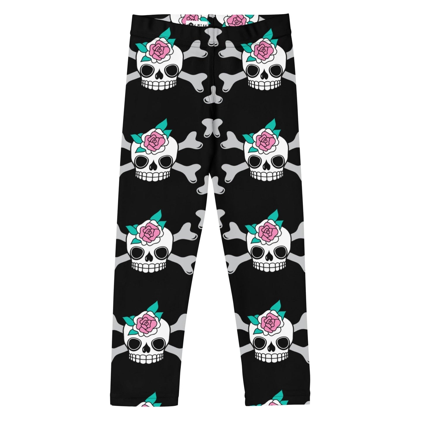 SKULLROSE black -2- Kids' Leggings