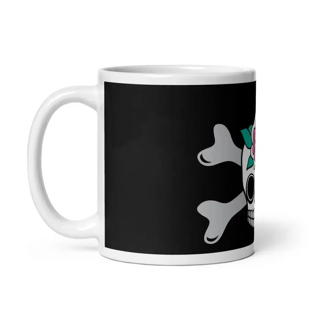 SKULLROSE black - Mug