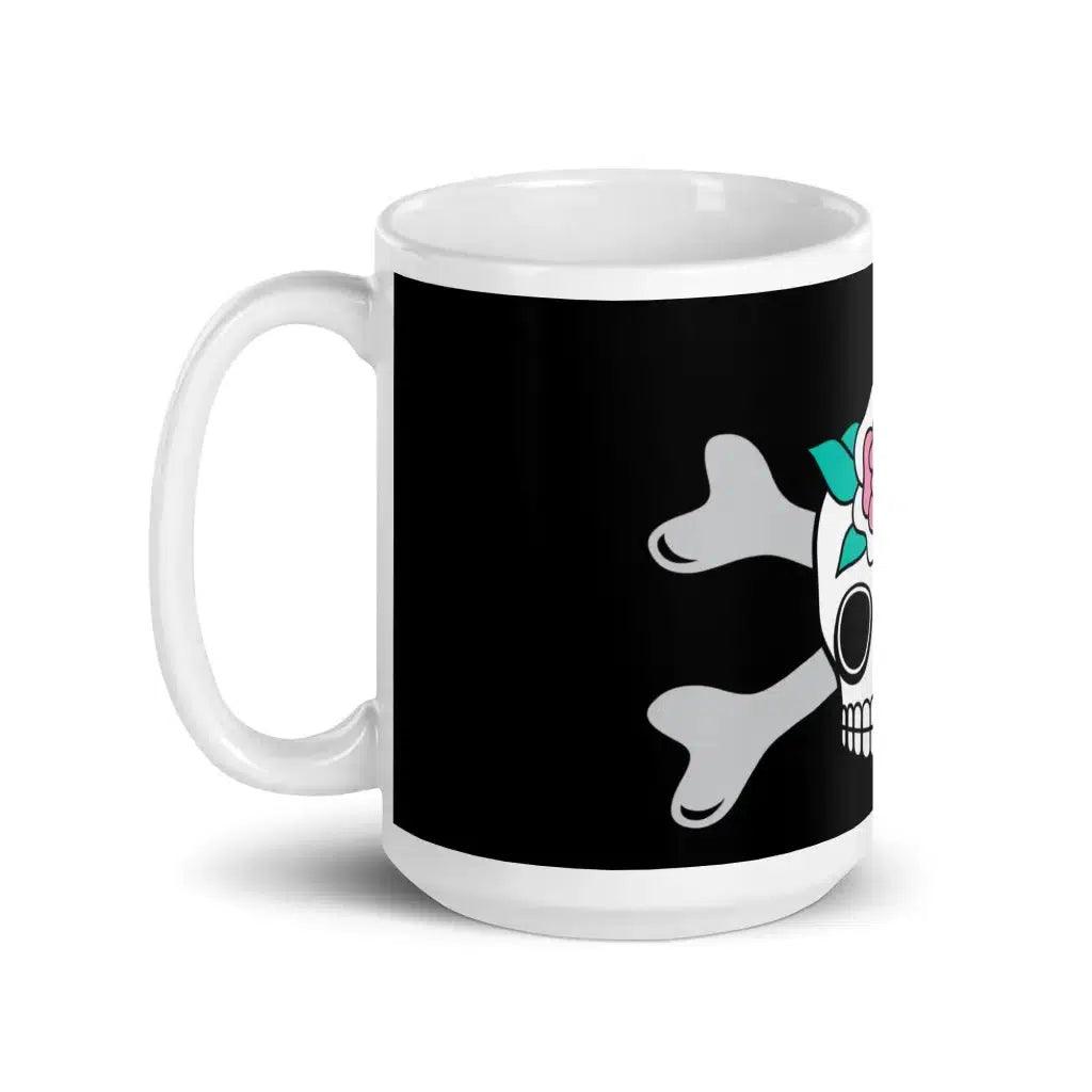 SKULLROSE black - Mug