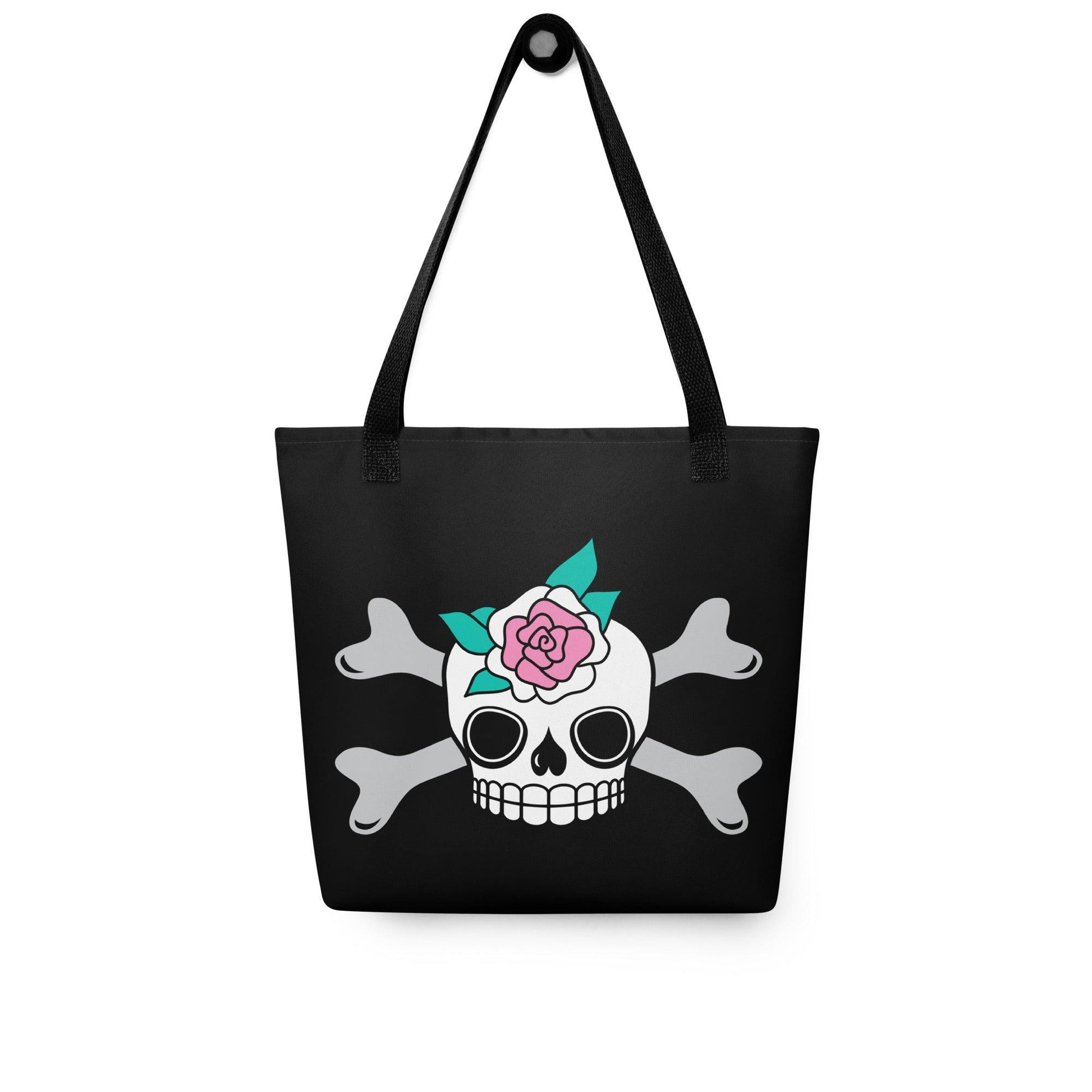 SKULLROSE black - Tote Bag