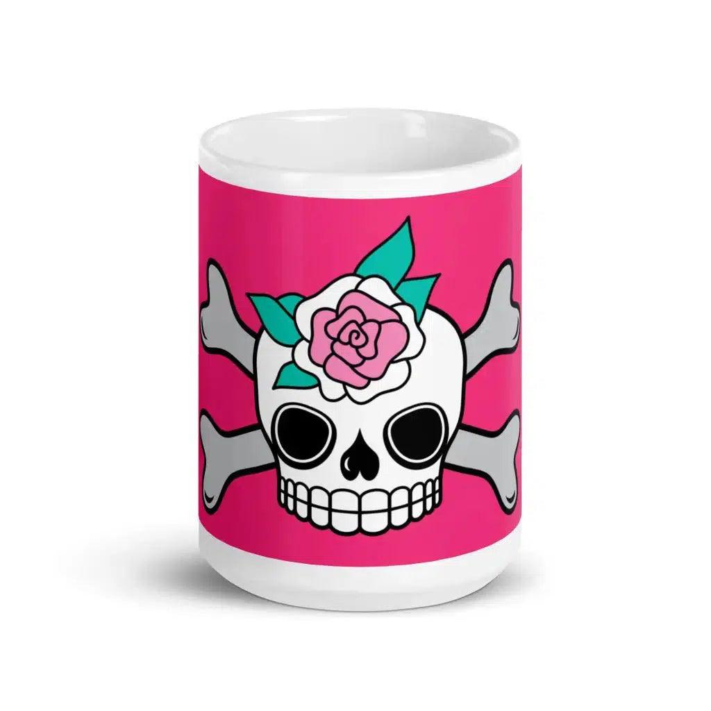 SKULLROSE pink - Mug
