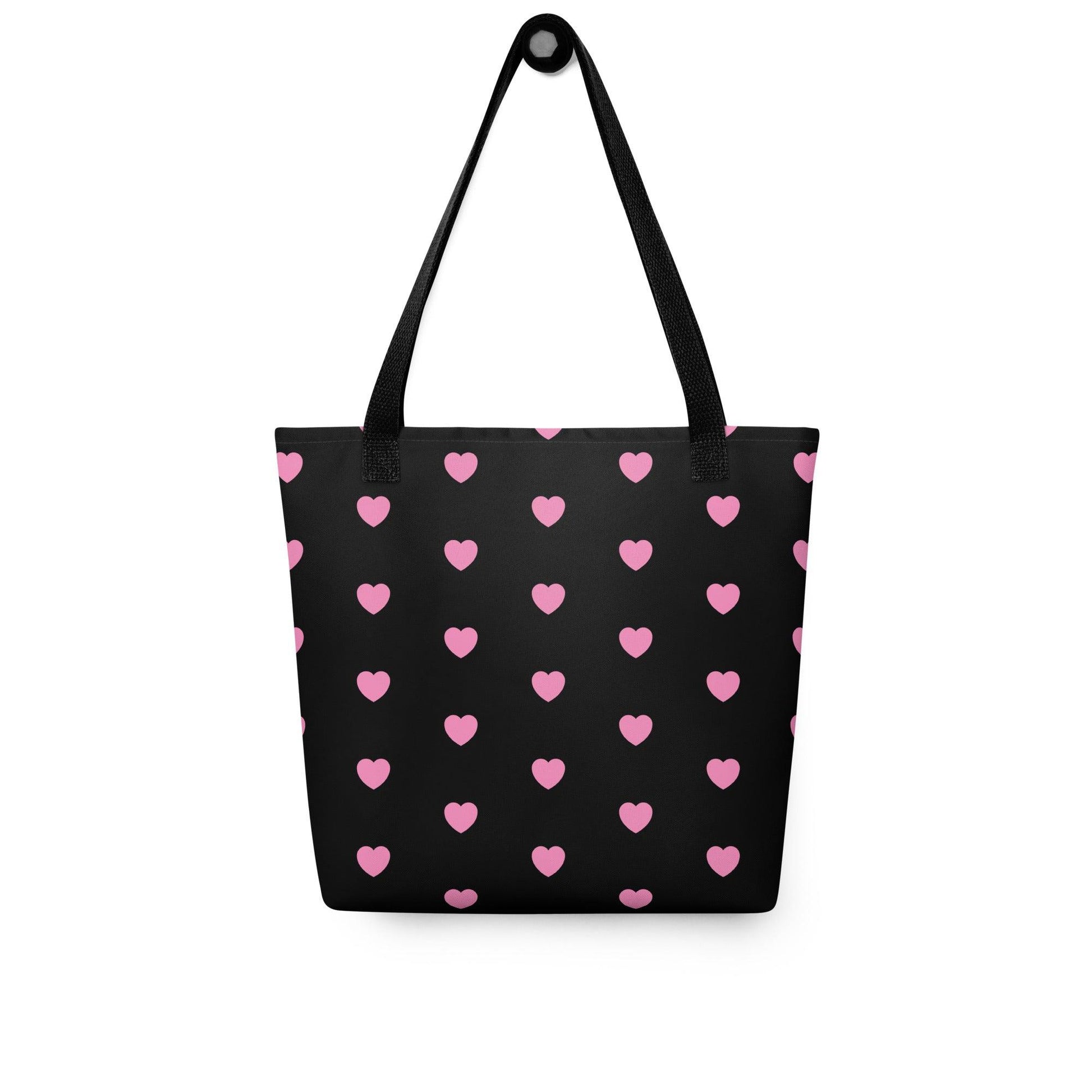 TOTE BAG - HERTTAHOUND HEARTS pink