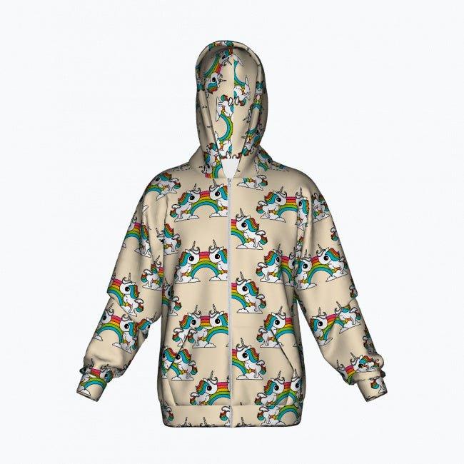 UNIQUE light - Cotton Zipper Hoodie