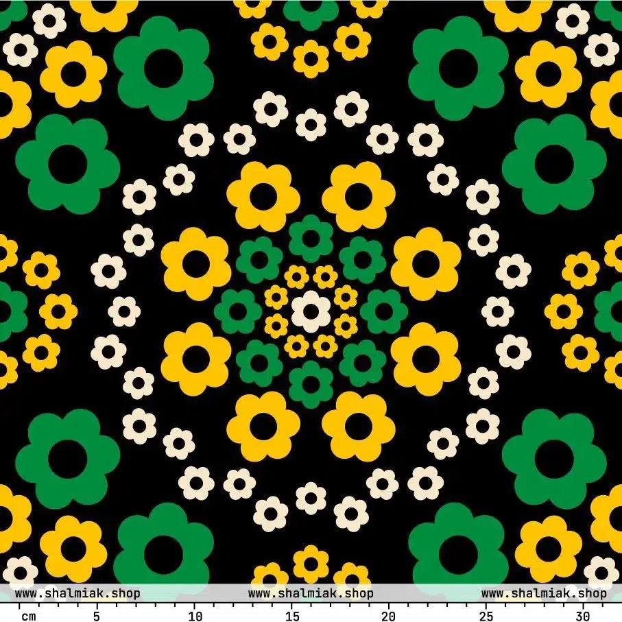 Fabric - YESTERDAY yellow green