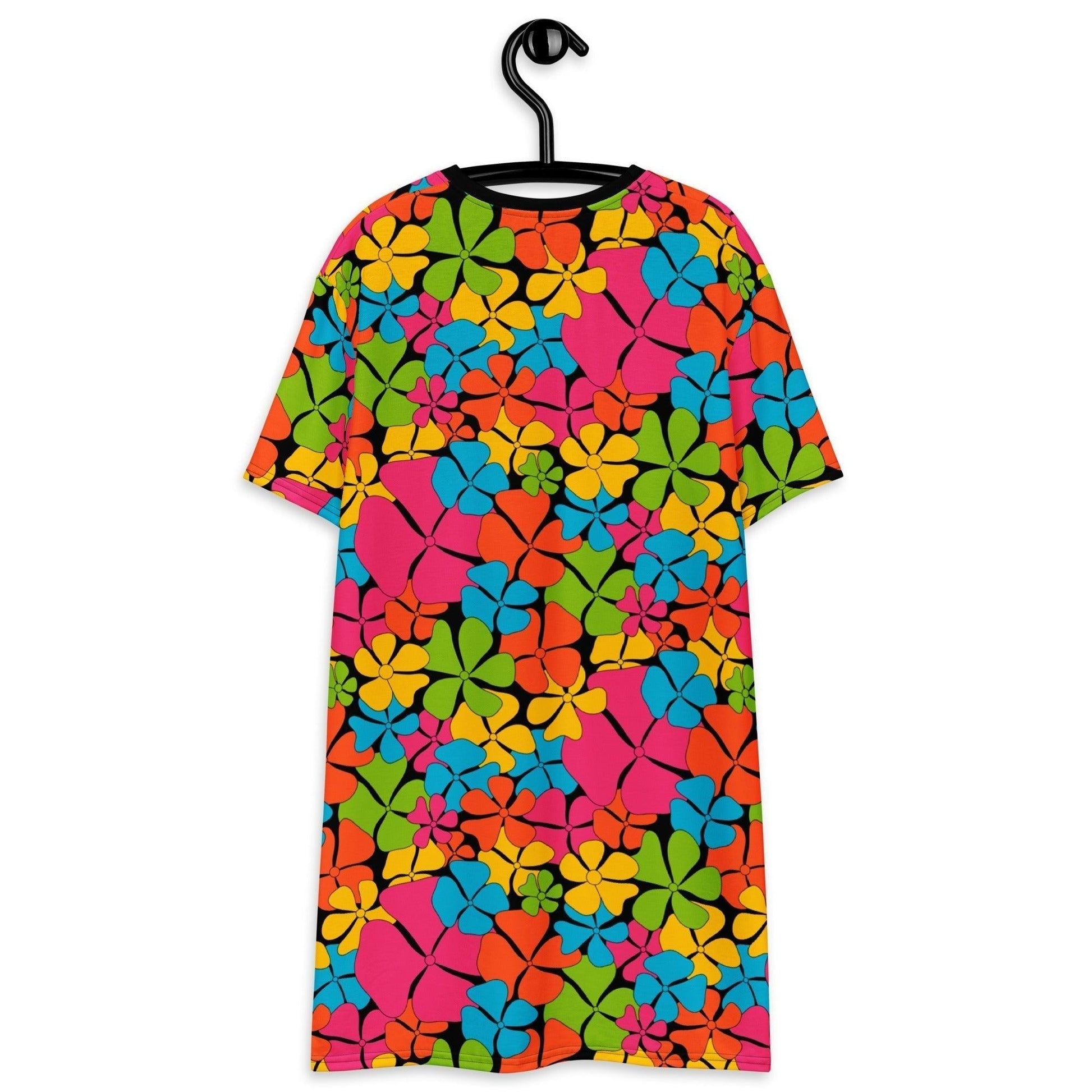 T-shirt dress - ADELIE color - Wild floral print