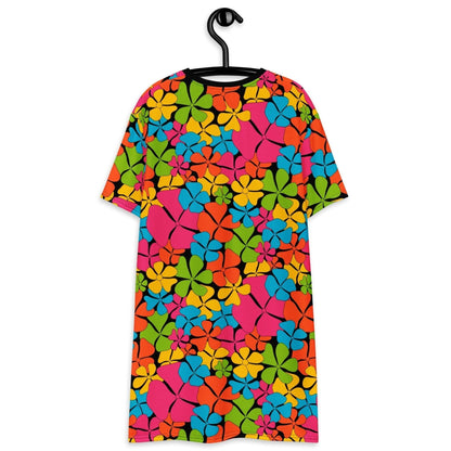 T-shirt dress - ADELIE color - Wild floral print