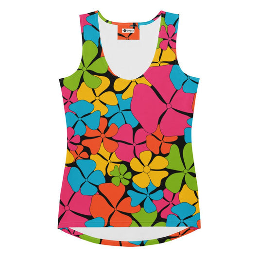 Tank Top - ADELIE color - Wild Floral Print