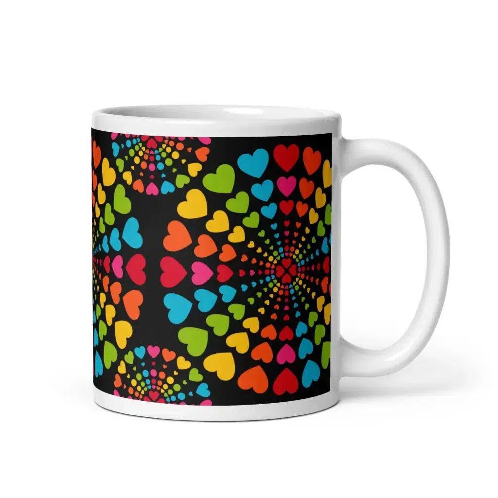 ALL HEARTS MATTER black - Mug