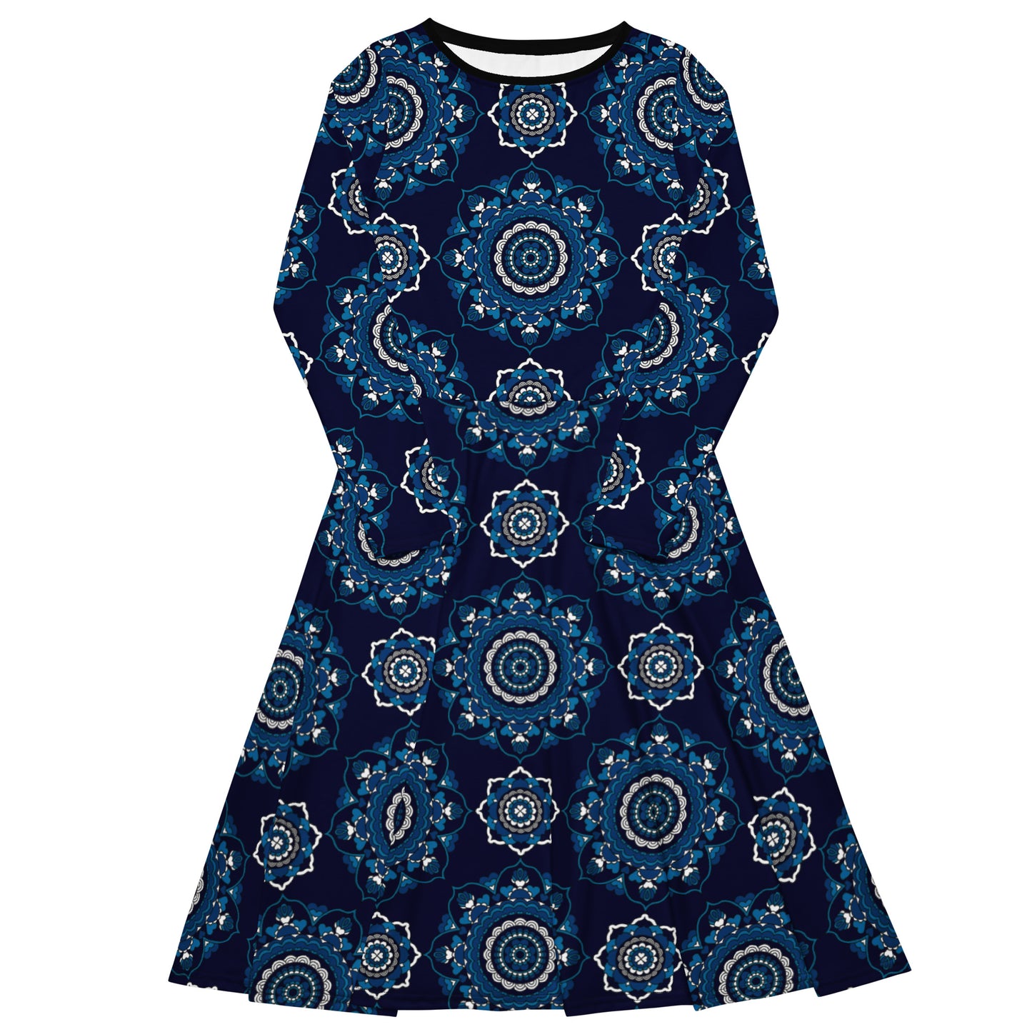 FOREVERMORE blue - Midi Dress With Pockets