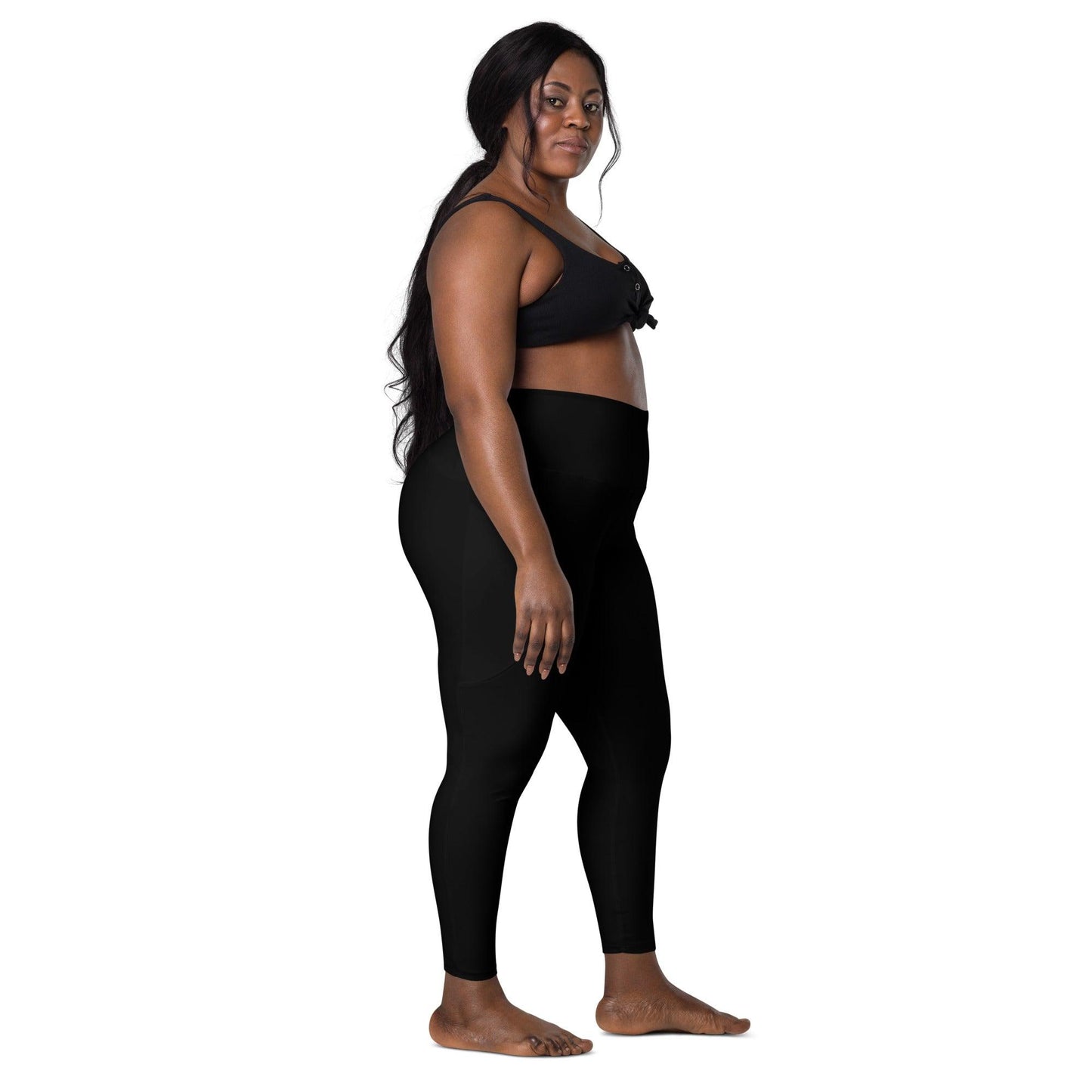 BLACK - Leggings With Pockets