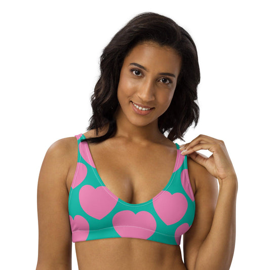 Bikini Top - ELLIE LOVE pink mint