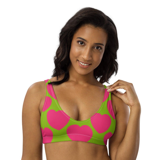 Bikini Top - ELLIE LOVE pink lime