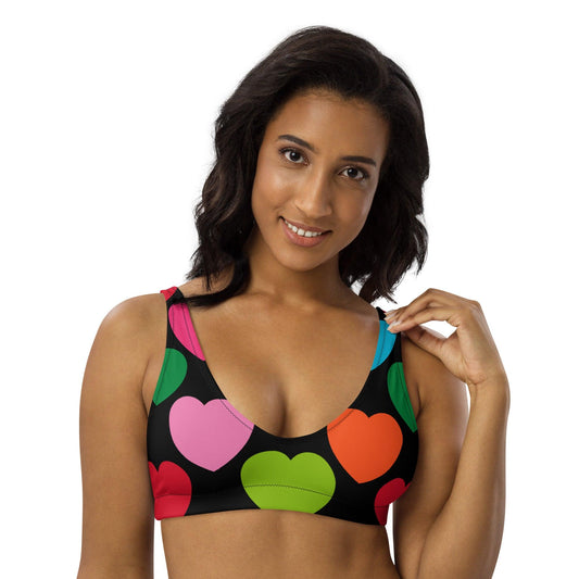 Bikini Top - ELLIE LOVE mix black