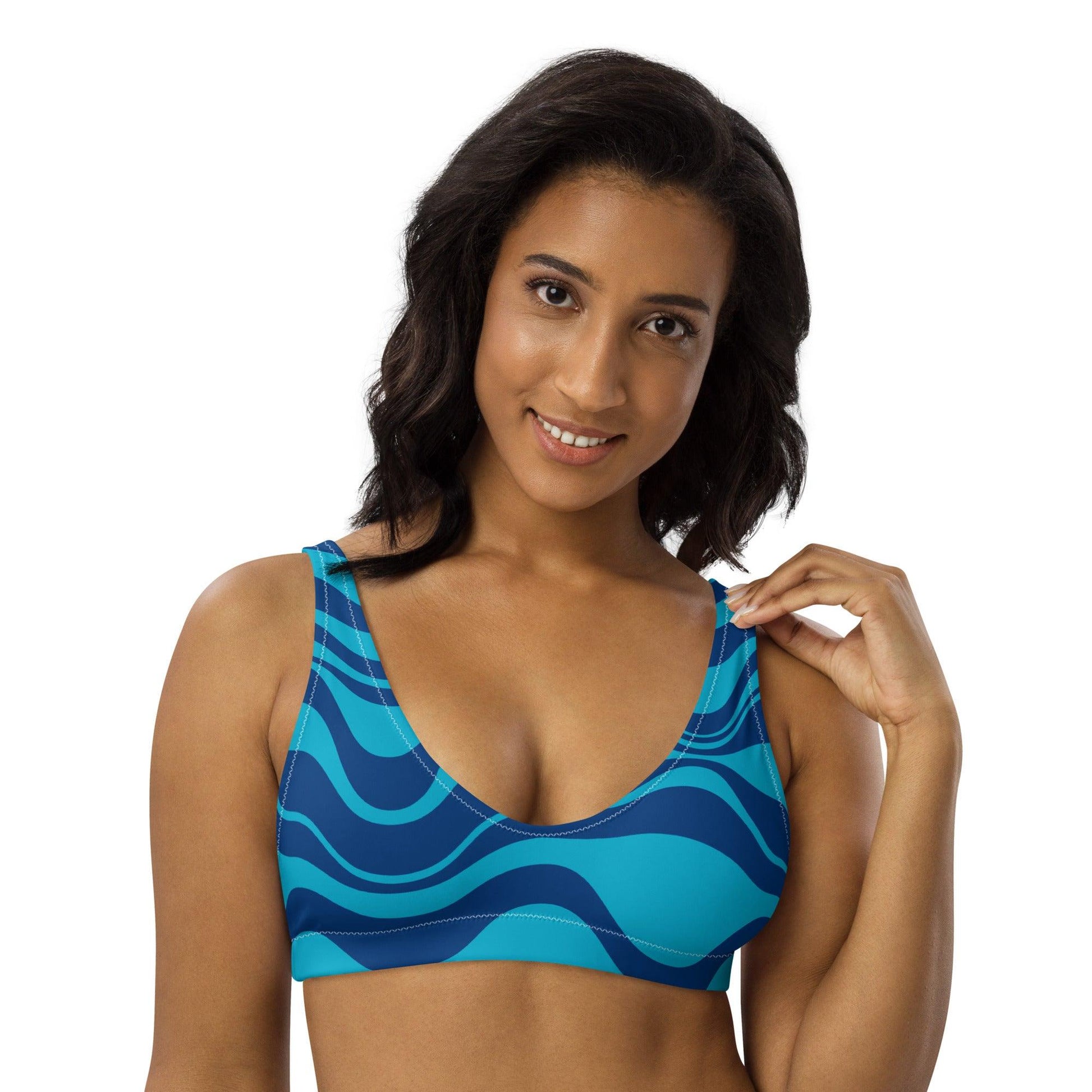 Bikini Top - WAVY blues