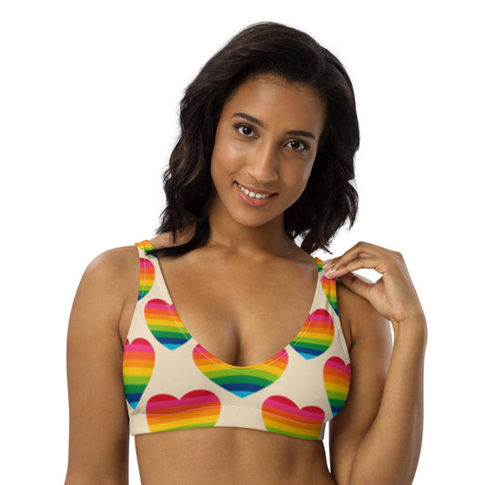 Bikini Top - ELLIE LOVE rainbow