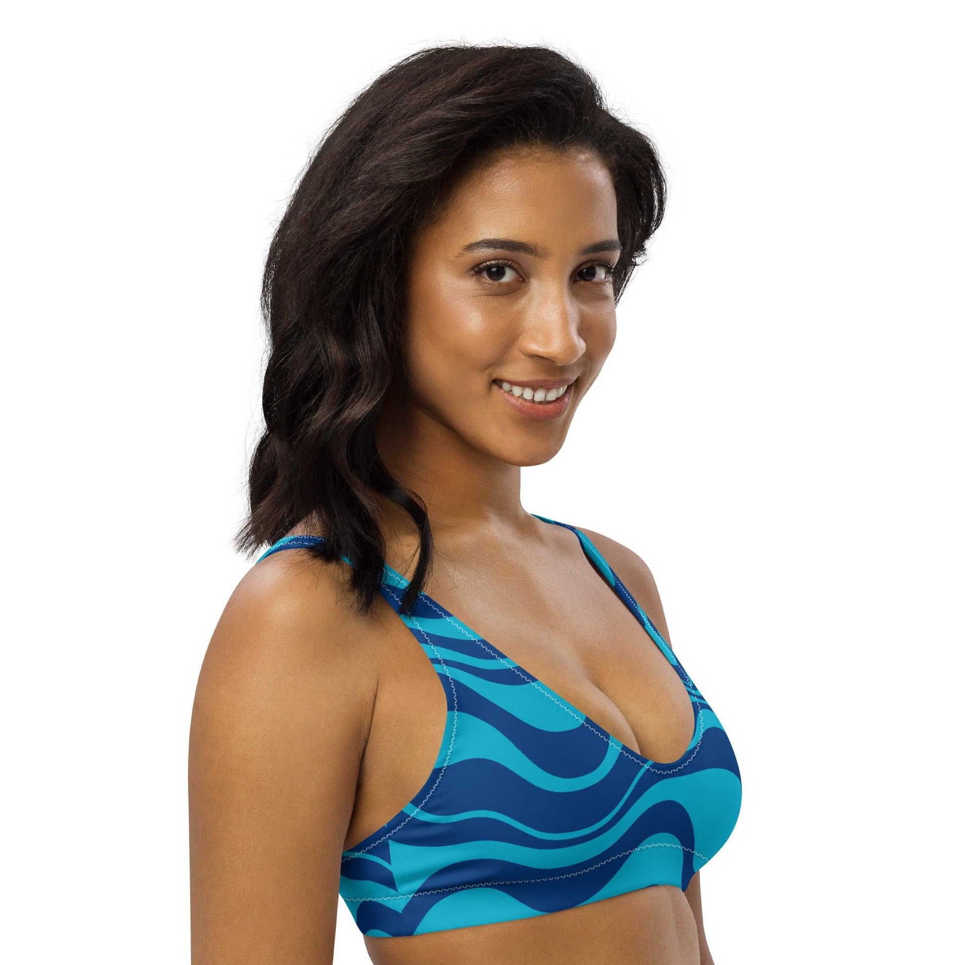 Bikini Top - WAVY blues