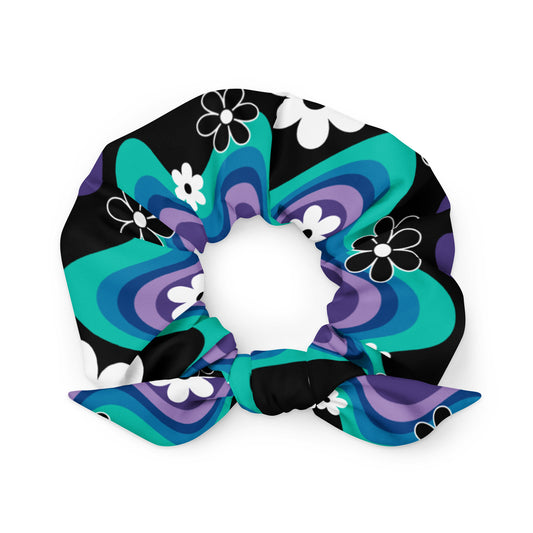 FLORA RAVE purple - Scrunchie