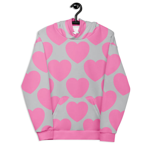 ELLIE LOVE pink grey - Hoodie