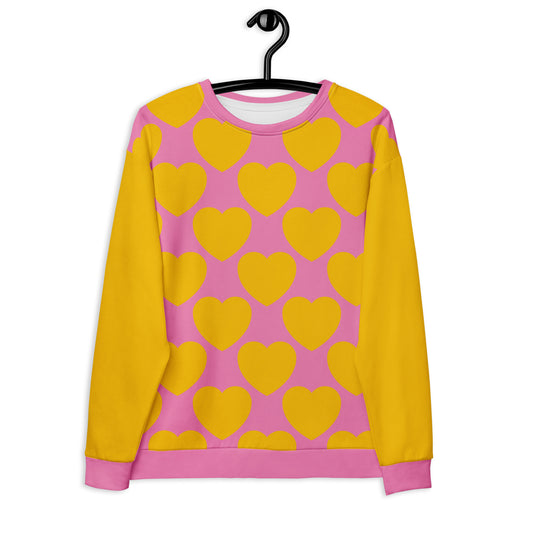 ELLIE LOVE yellow pink - Sweatshirt