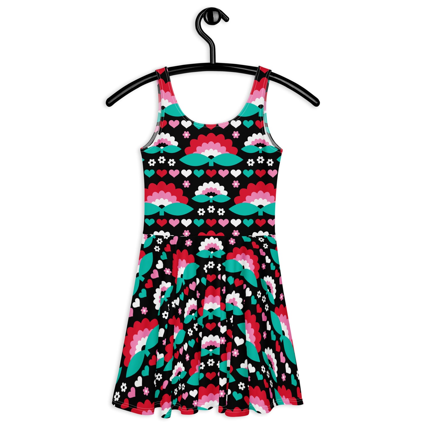 FALL IN LOVE red - Skater Dress