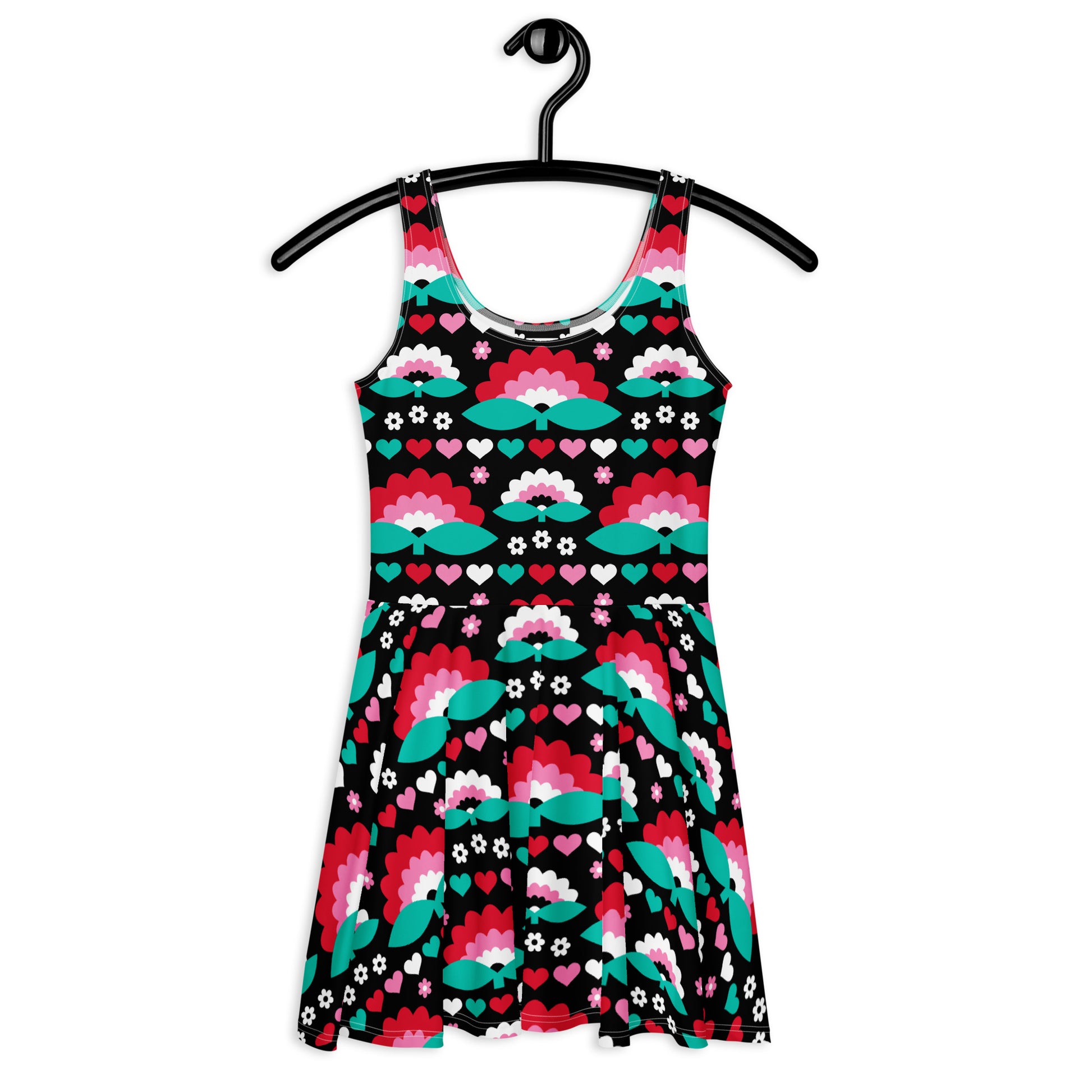 FALL IN LOVE red - Skater Dress