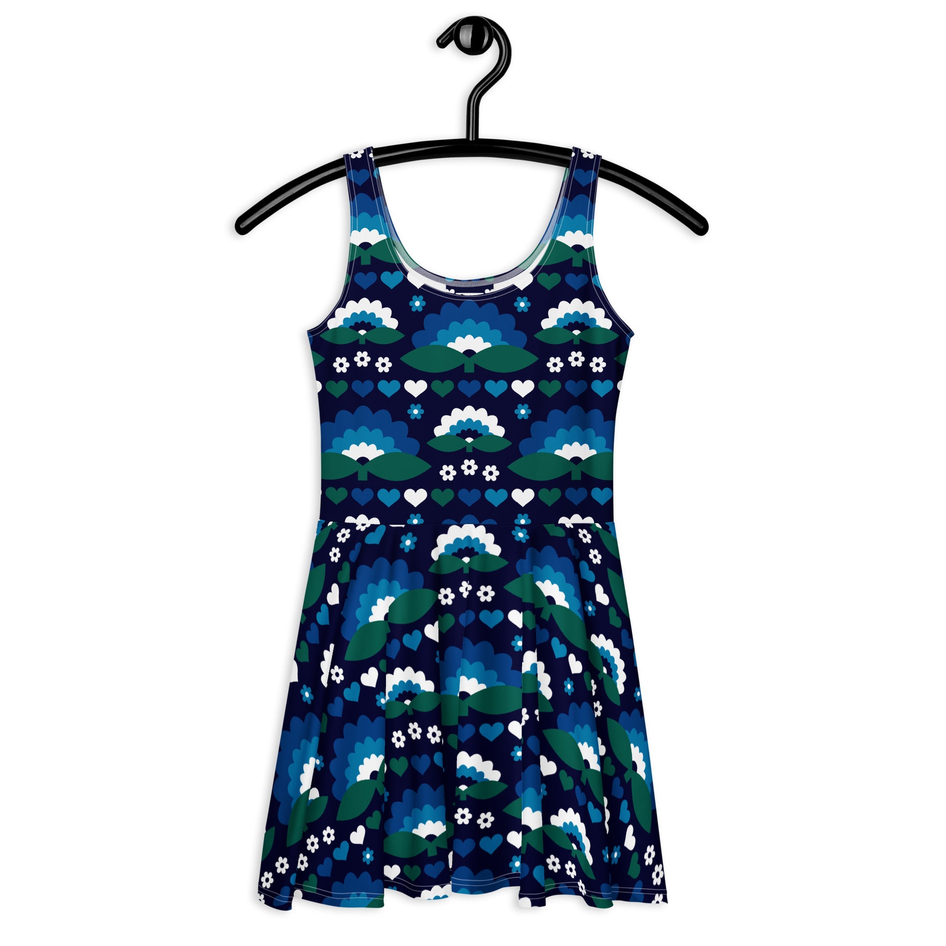 FALL IN LOVE magic blue - Skater Dress