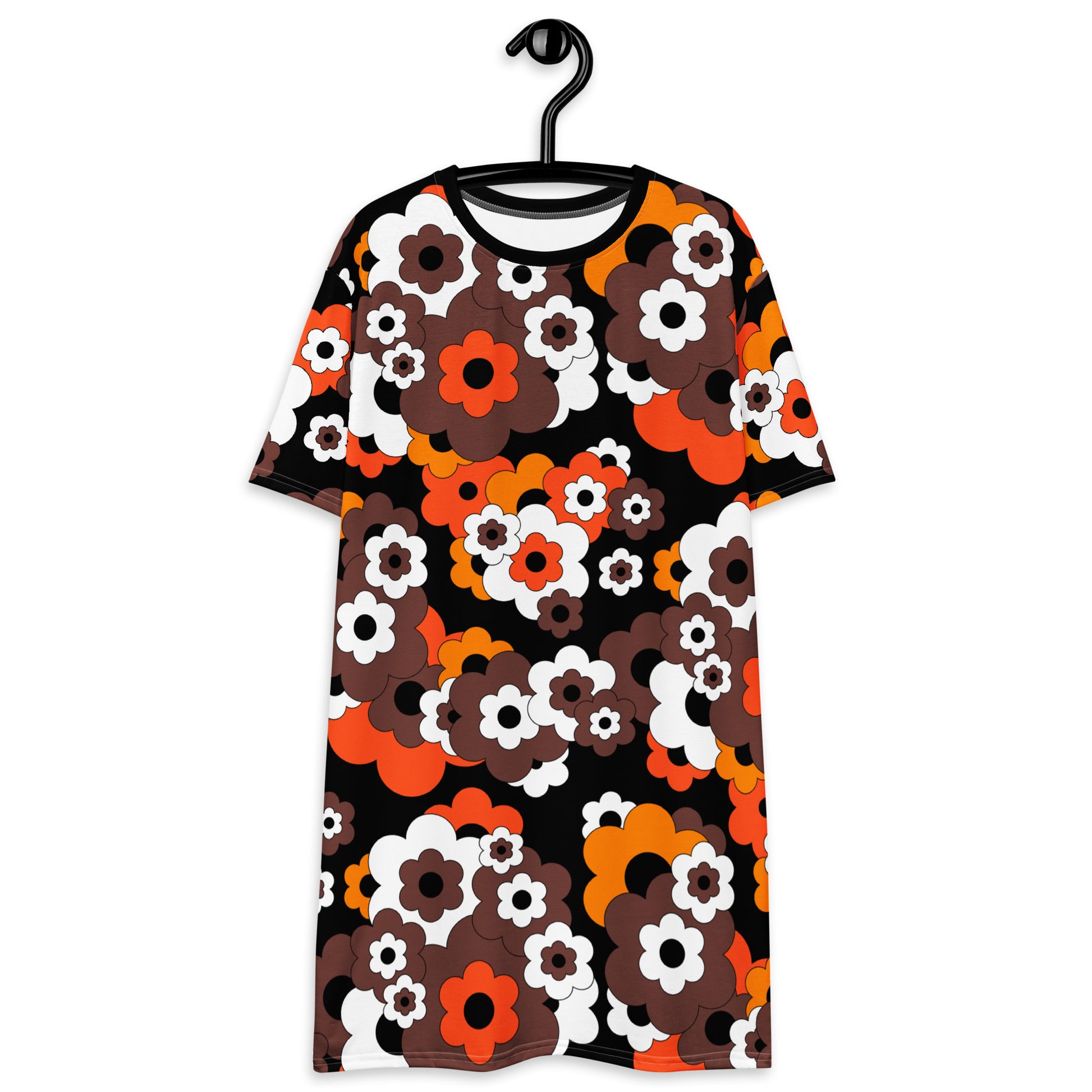 ERICA orange brown - T-Shirt Dress