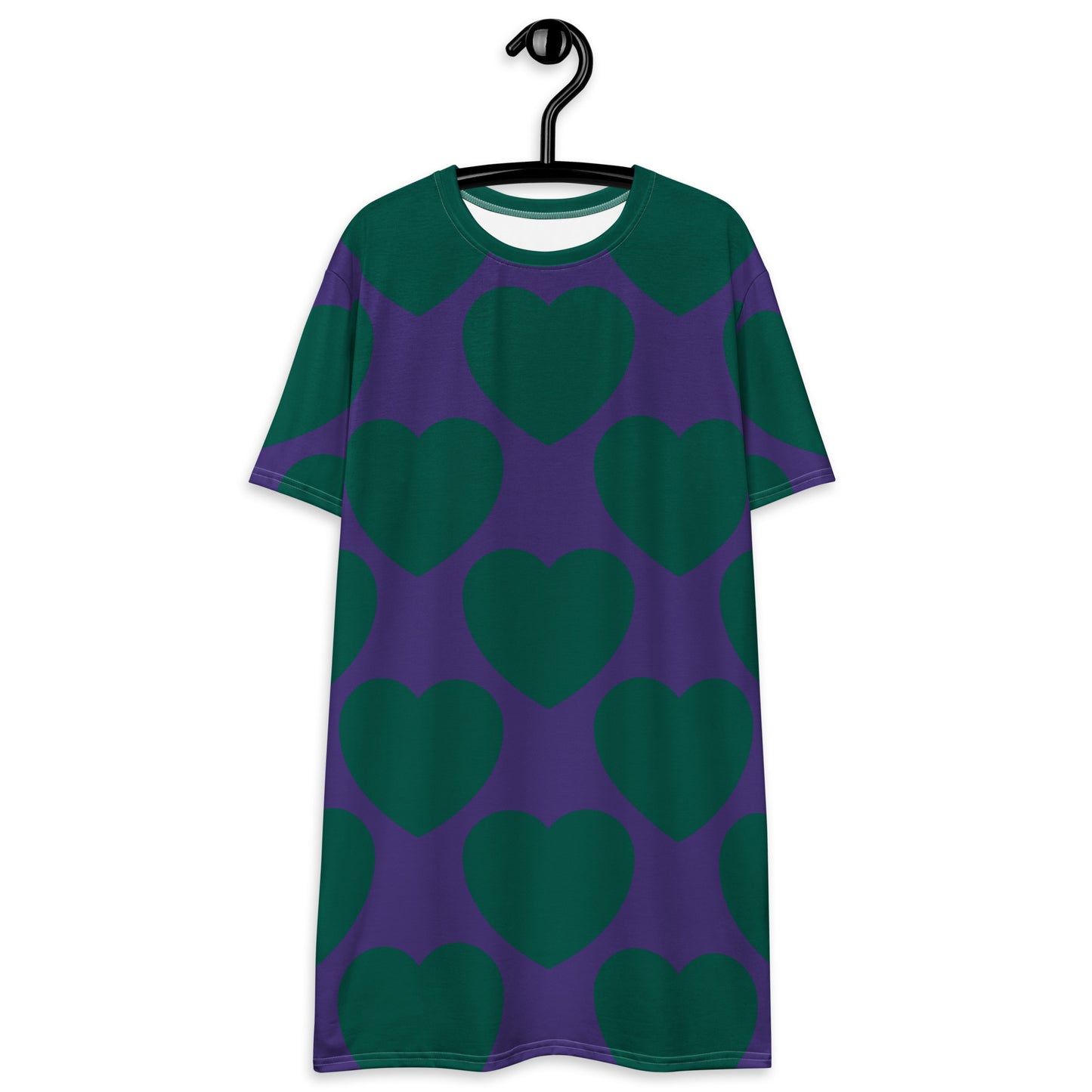 ELLIE LOVE green purple - T-Shirt Dress