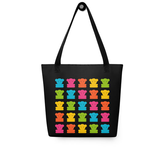 SWEET TEDDY happy black - Tote Bag