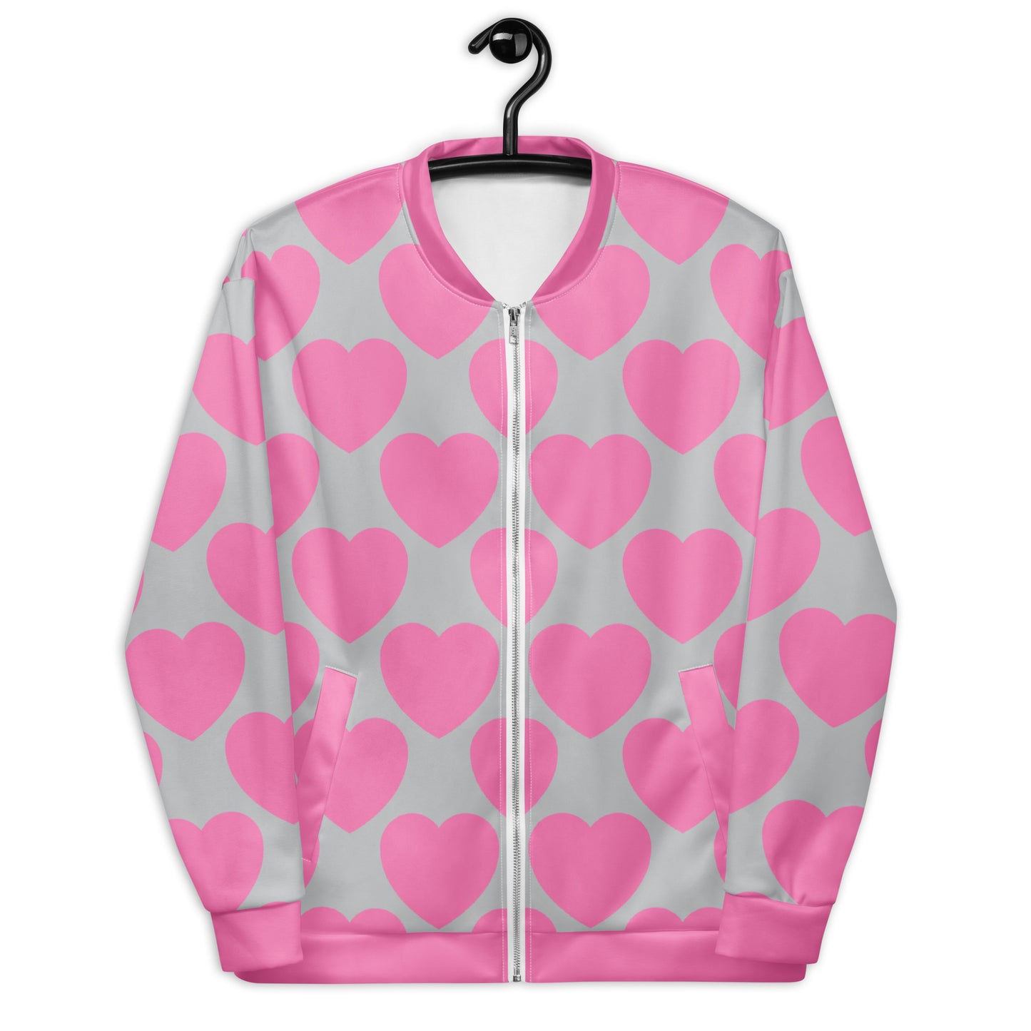 ELLIE LOVE pink grey - Bomber Jacket