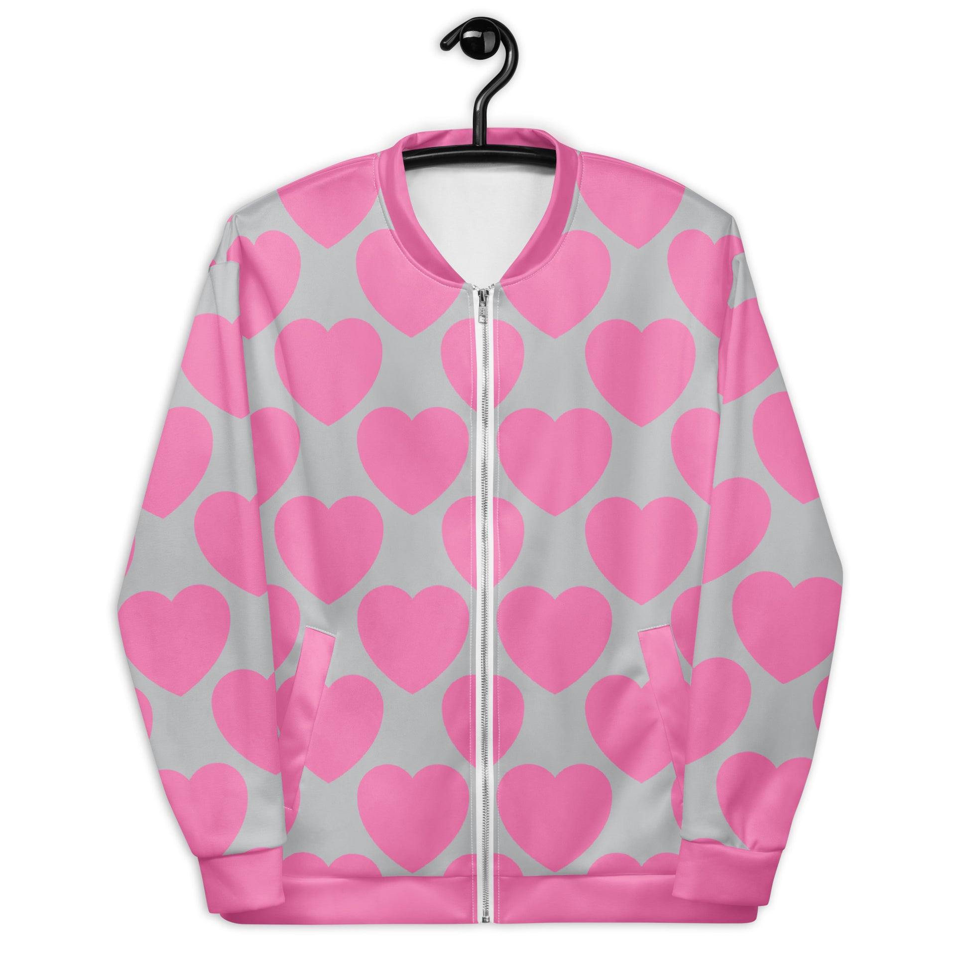 ELLIE LOVE pink grey - Bomber Jacket