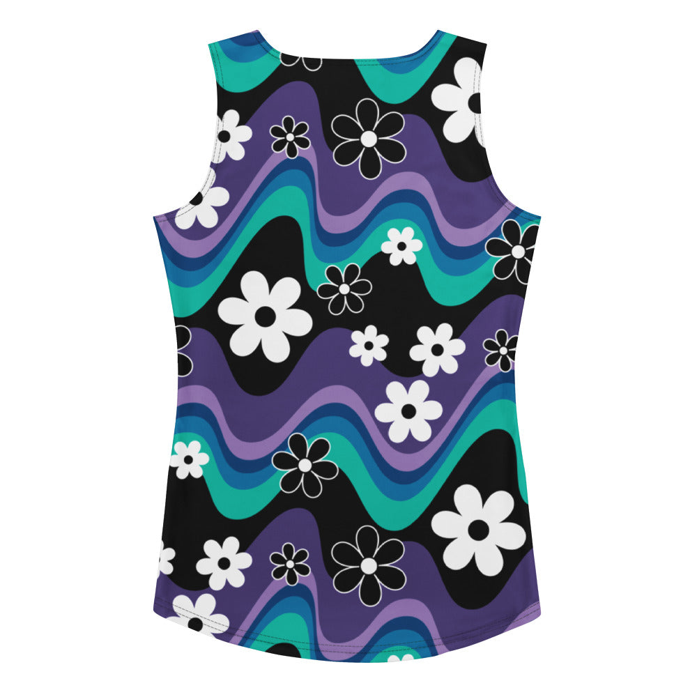 FLORA RAVE purple - Tank Top