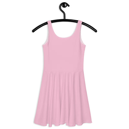 Skater dress - TENDER PINK - Single color