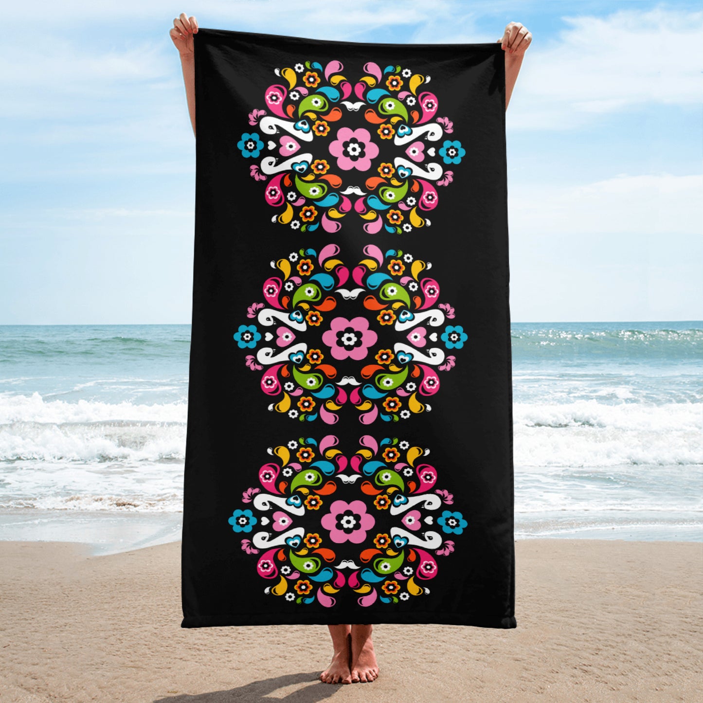 PEACOCK LOVE happy - Towel