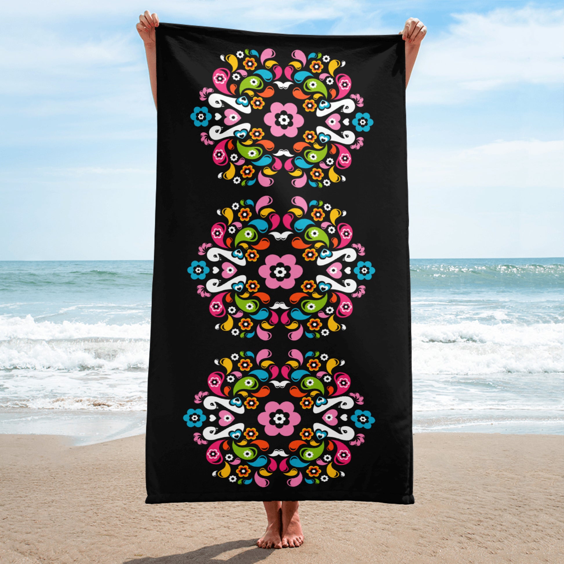 PEACOCK LOVE happy - Towel