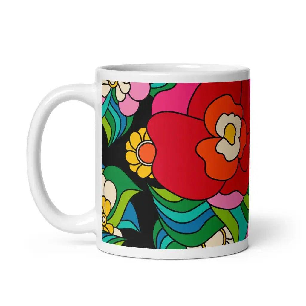Mug - BELLADRAMA - Big bold bloom print 11oz