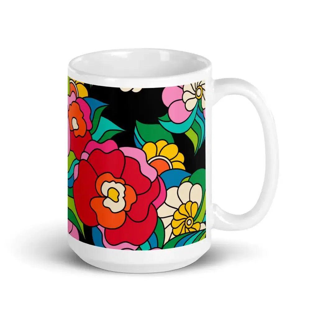 Mug - BELLADRAMA - Big bold bloom print 15oz