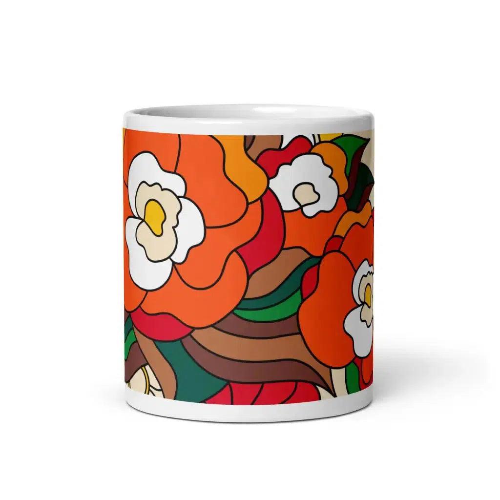 Mug - BELLADRAMA retro - Big Bold Bloom Print