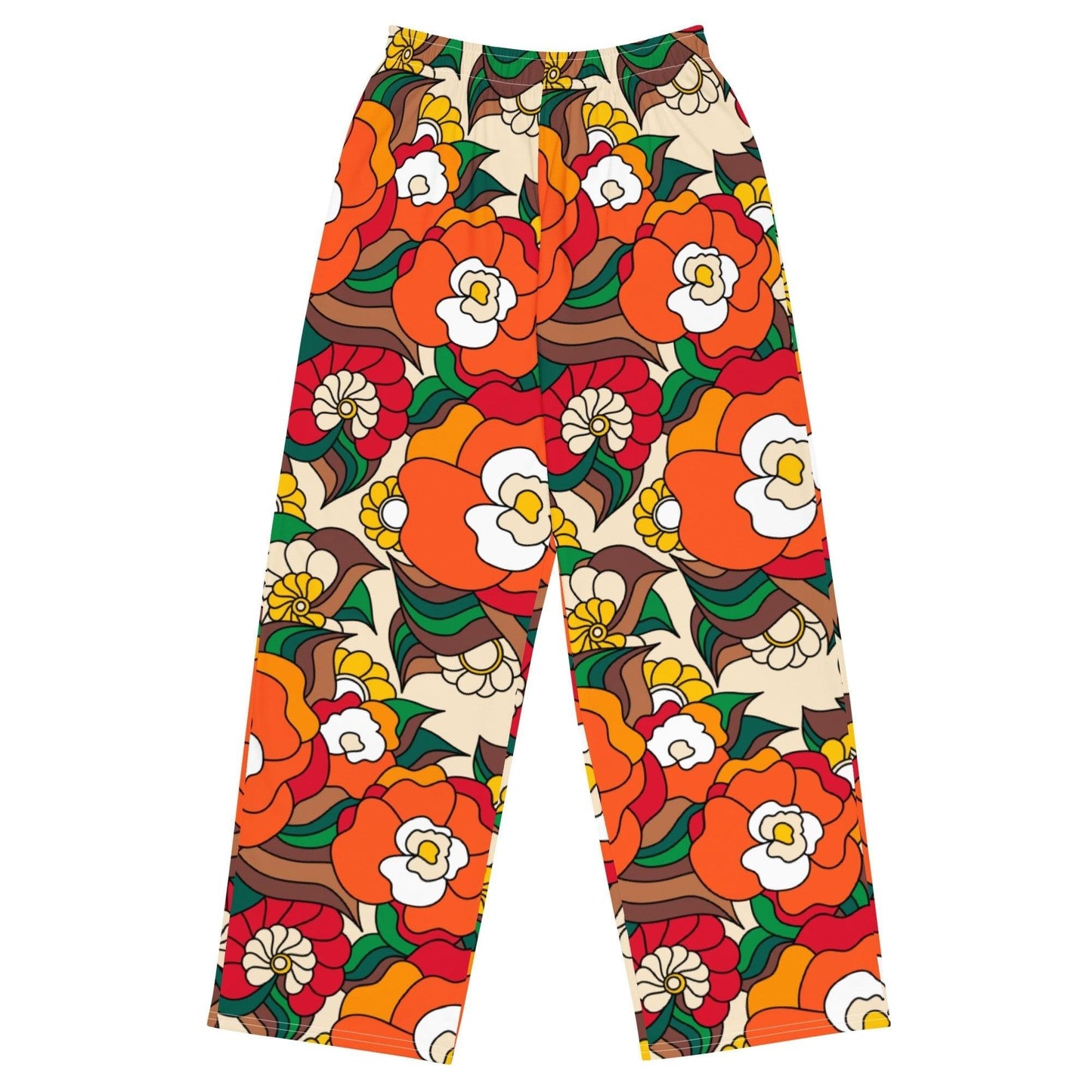 Pants - BELLADRAMA retro - Big bold bloom print 6XL